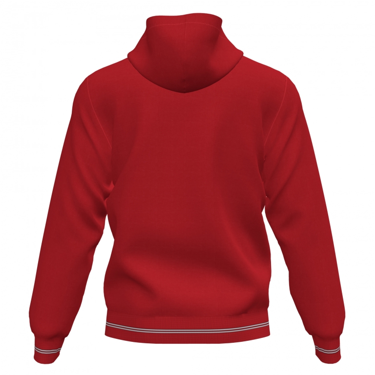 MIKINA S KAPUCÍ JOMA CAMPUS III | CELÝ ZIP | ČERVENÁ