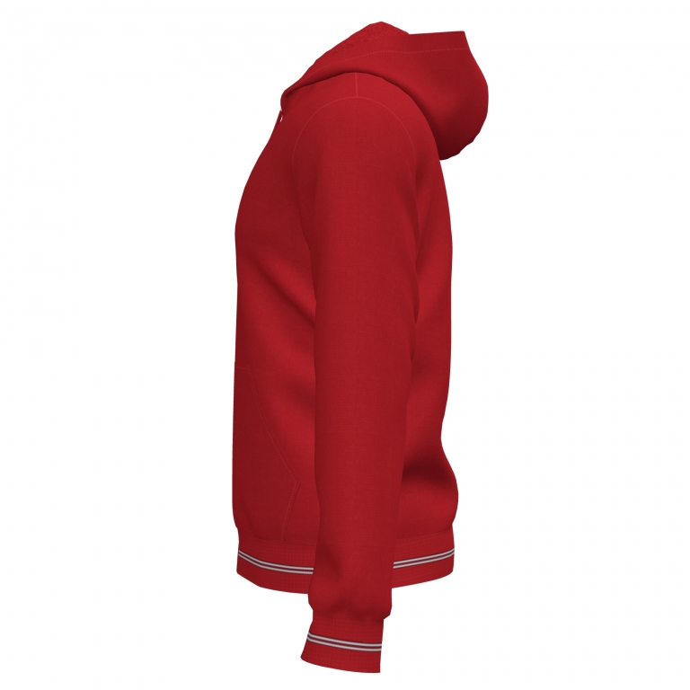 MIKINA S KAPUCÍ JOMA CAMPUS III | CELÝ ZIP | ČERVENÁ