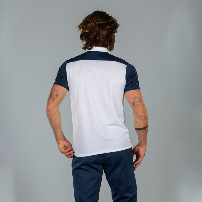 POLOTRIKO JOMA HOBBY II | BÍLÁ - TMAVĚ ČERVENÁ