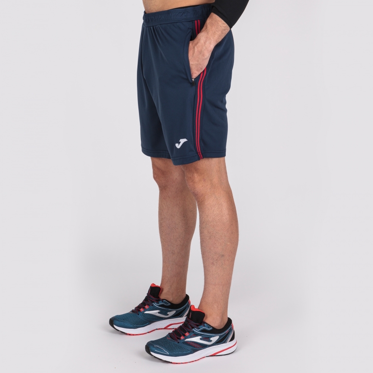 BERMUDY JOMA CLASSIC | TMAVĚ MODRÁ - ČERVENÁ