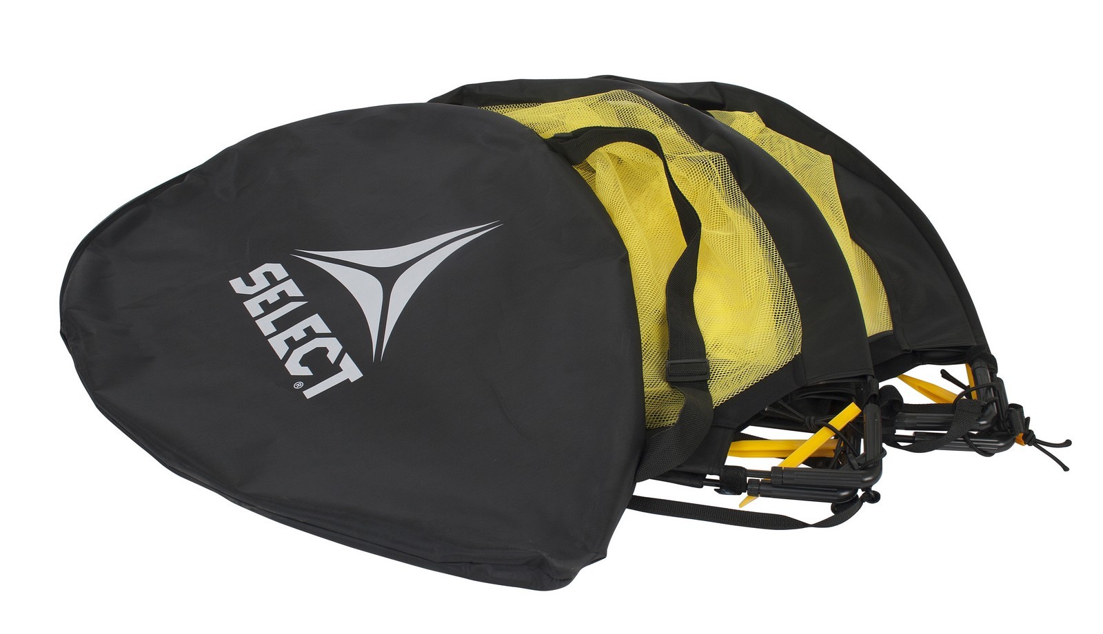 TRÉNINKOVÉ BRANKY SELECT POP UP GOALS 2 PCS | ČERNÁ - ŽLUTÁ