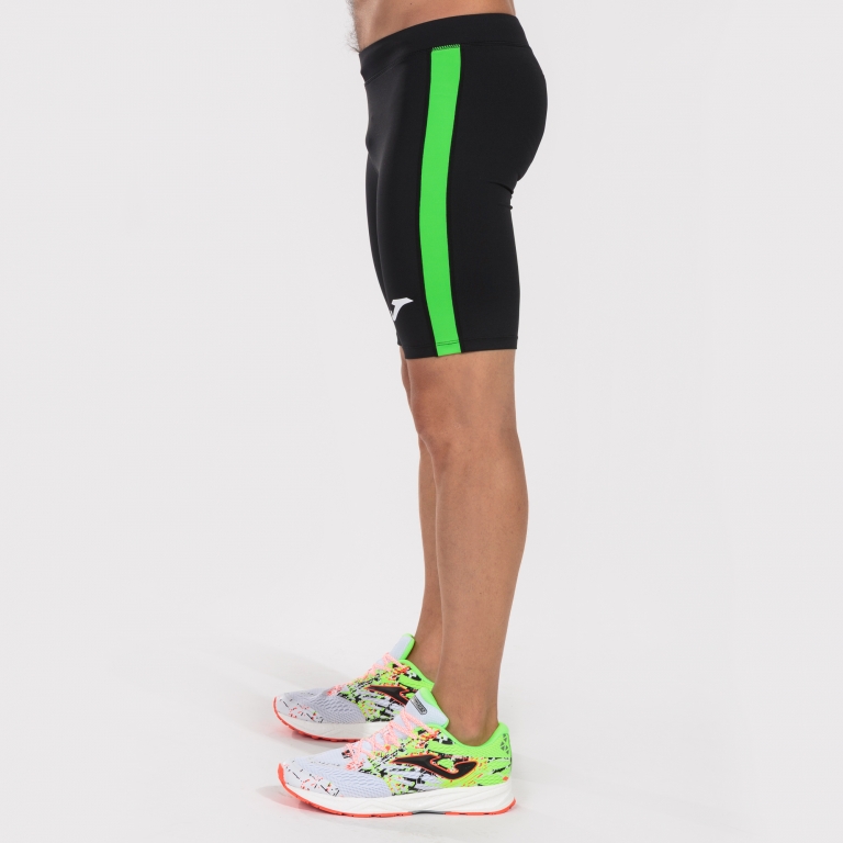 LEGÍNY KRÁTKÉ JOMA ELITE VII | ČERNÁ - ZELENÁ