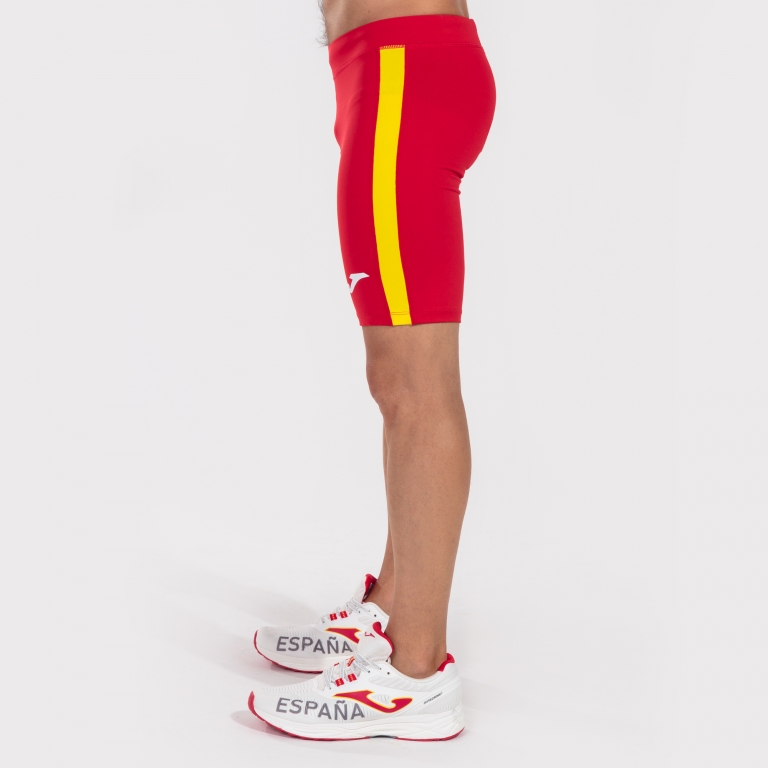 LEGÍNY KRÁTKÉ JOMA ELITE VII | ČERVENÁ - ŽLUTÁ