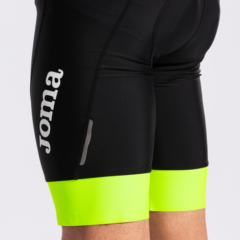 CYKLISTICKÉ KRAŤASY SE ŠLEMI PÁNSKÉ JOMA CRONO | ČERNÁ - ŽLUTÁ FLUOR