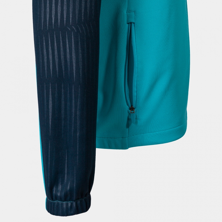 MIKINA SE ZIPEM DÁMSKÁ JOMA MONTREAL | MODRÁ FLUOR