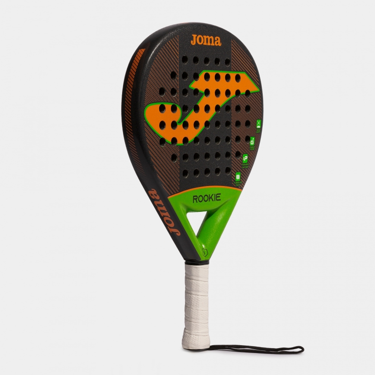 PADELOVÁ RAKETA JOMA ROOKIE | ČERNÁ - ORANŽOVÁ