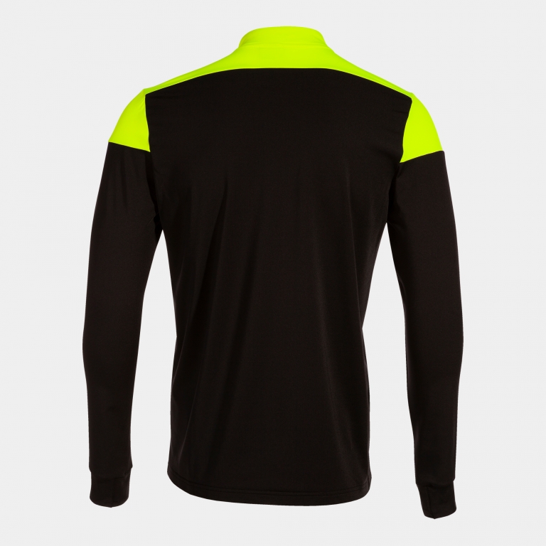 MIKINA S POLOZIPEM JOMA ELITE X | ČERNÁ - ŽLUTÁ FLUOR