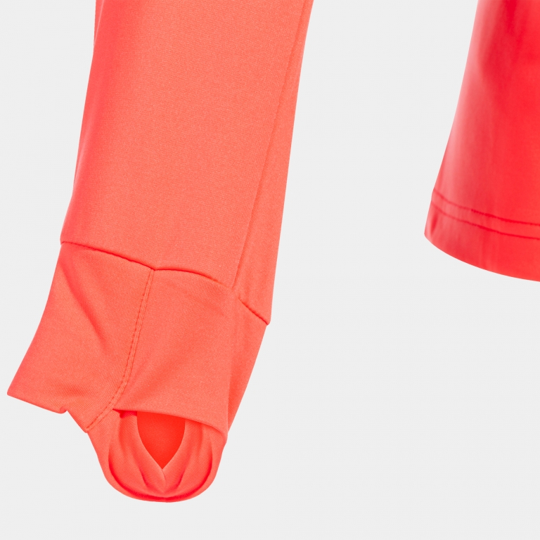 MIKINA DÁMSKÁ S POLOZIPEM JOMA ELITE X | KORÁLOVÁ FLUOR - MODRÁ