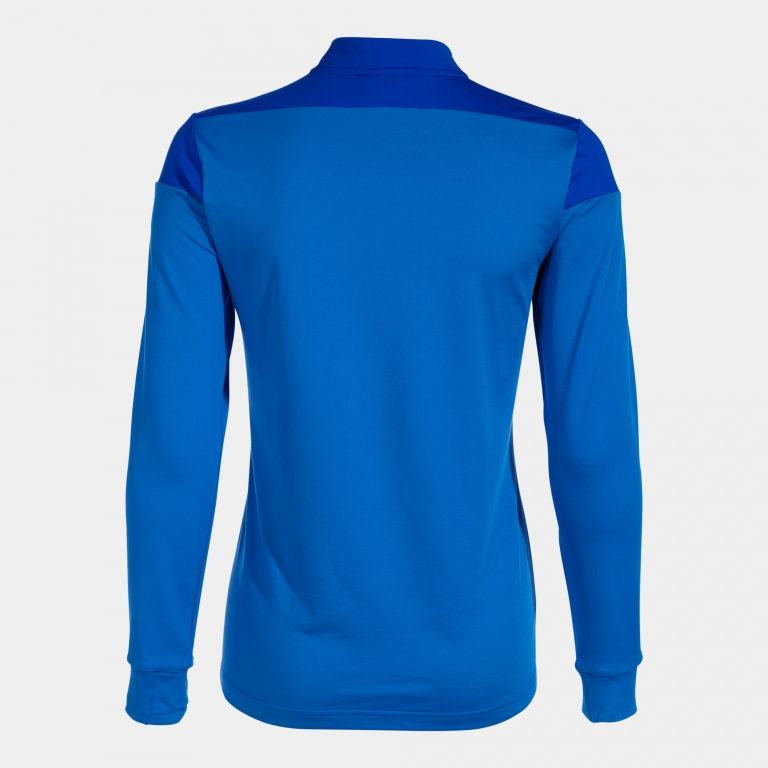 MIKINA DÁMSKÁ S POLOZIPEM JOMA ELITE X | MODRÁ