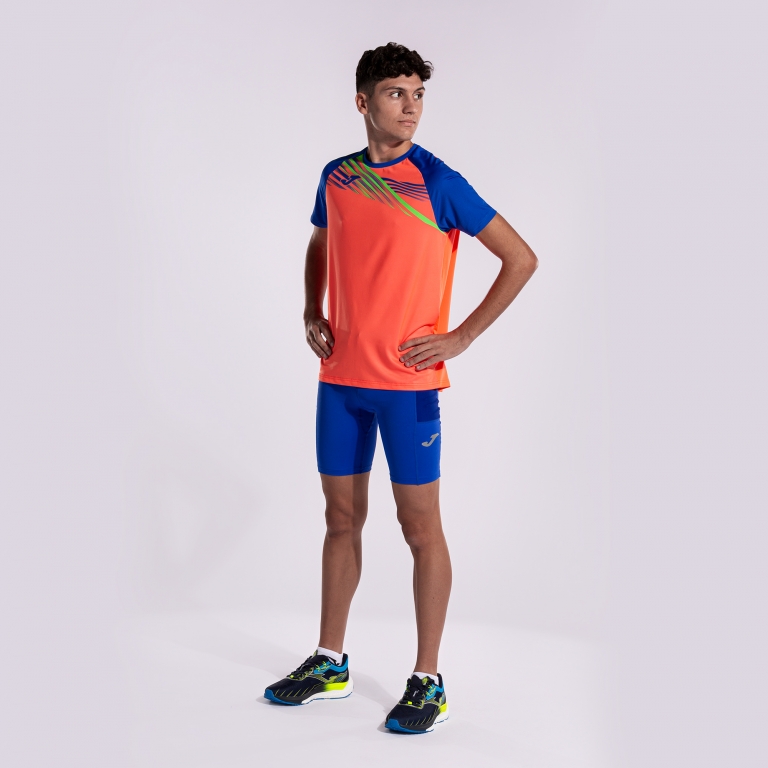 TRIKO JOMA ELITE X | KORÁLOVÁ FLUOR - MODRÁ