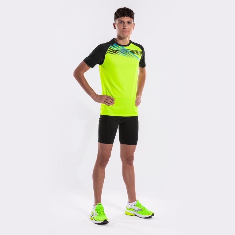 TRIKO JOMA ELITE X | ŽLUTÁ FLUOR - ČERNÁ