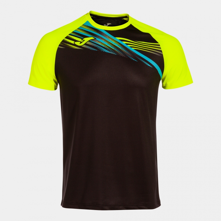 TRIKO JOMA ELITE X | ČERNÁ - ŽLUTÁ FLUOR