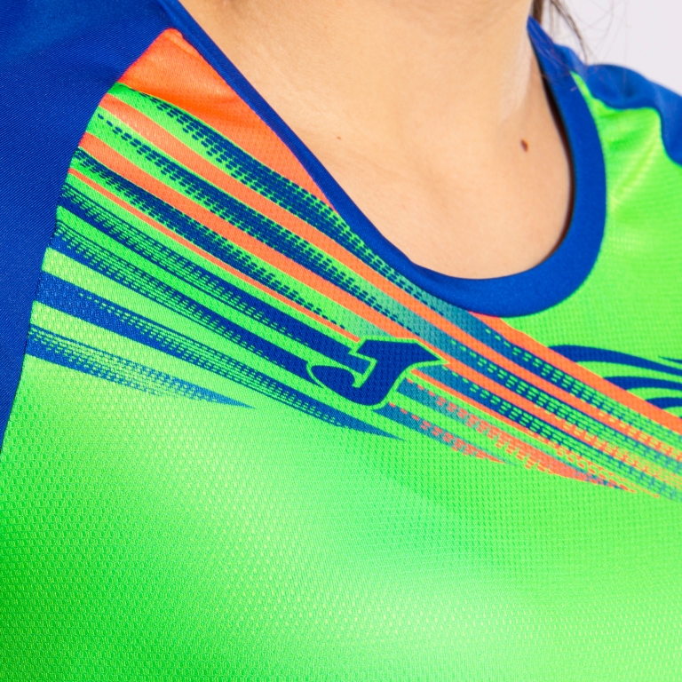 TRIKO DÁMSKÉ JOMA ELITE X | ZELENÁ FLUOR - MODRÁ