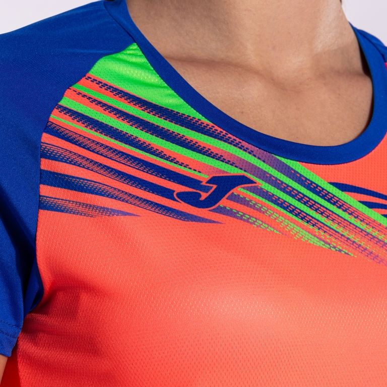 TRIKO DÁMSKÉ JOMA ELITE X | KORÁLOVÁ FLUOR - MODRÁ